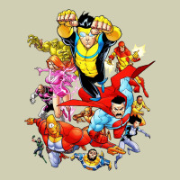 Invincible And Friend Hero Art Heavy Core Tee | Teevron