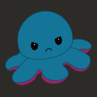Angry Blue Moody Reversible Octopus Heavy Core Tee | Teevron