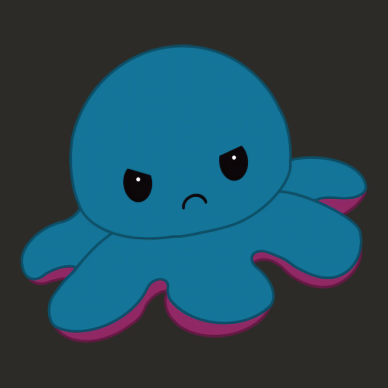 Angry Blue Moody Reversible Octopus Heavy Core Tee by lanVoArt | Teevron