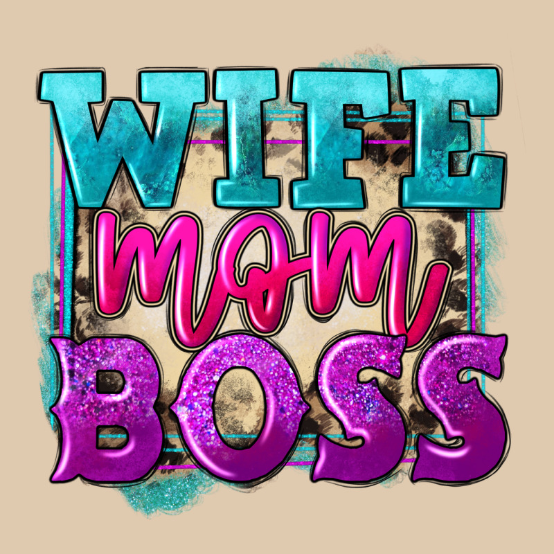 Wife Mom Boss Heavyweight Sweatshirt by FaDigitalArtStudio | Teevron
