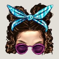 Messy Bun Mom And Pink Leopard Sunglasses Heavy Core Tee | Teevron