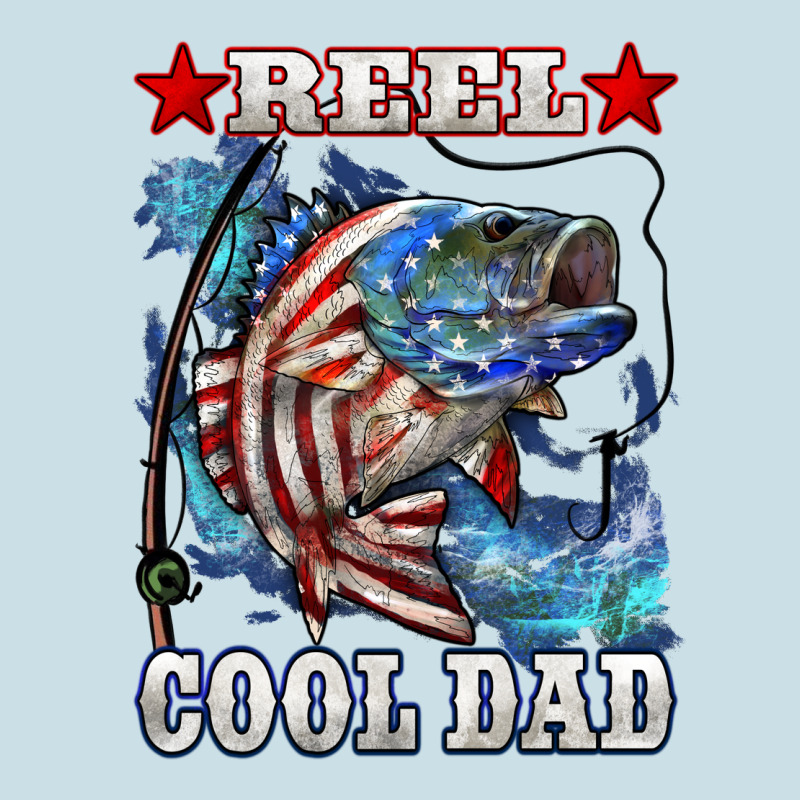 Reel Cool Dad Bass 4th Of July Ladies Tee by LillyAllenDesigns | Teevron
