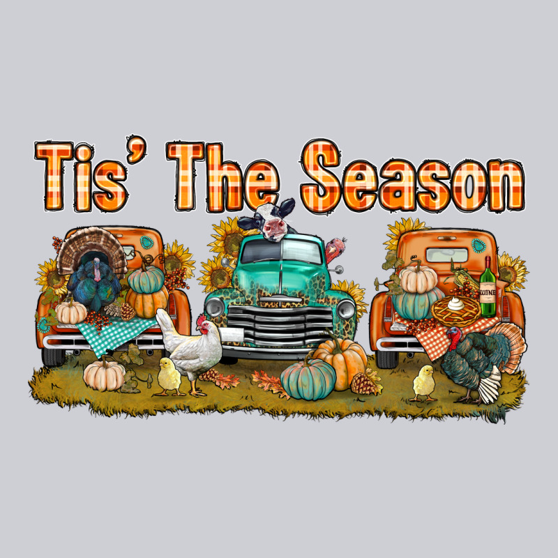 Thanksgiving Tis' The Season With Trucks Bbs Heavyweight Sweatshirt by BundleAndBundleShop | Teevron