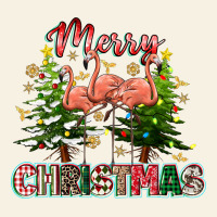 Merry Christmas Flamingo Vintage Tee | Teevron