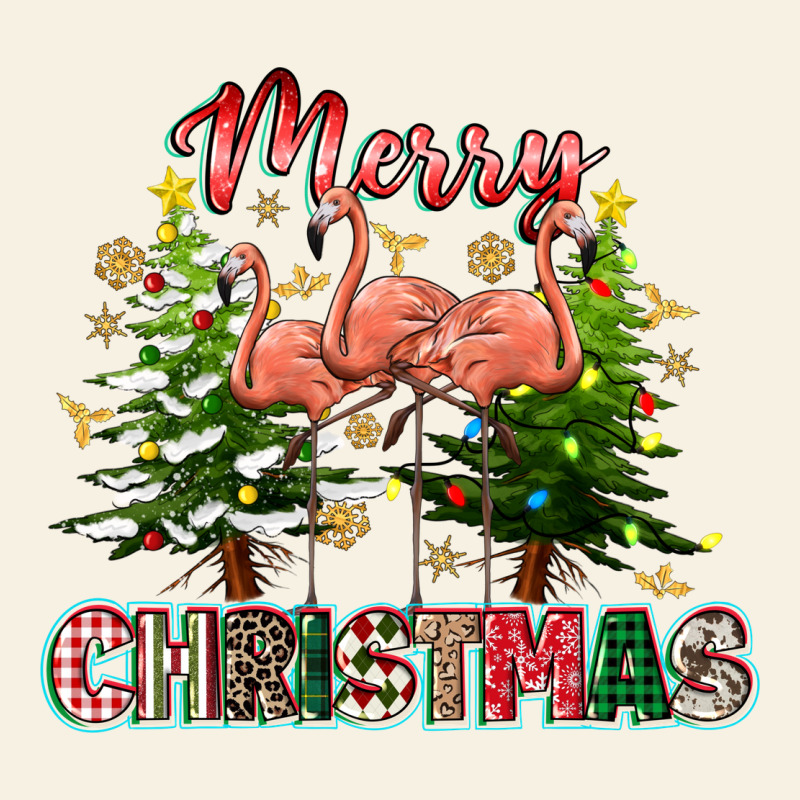 Merry Christmas Flamingo Vintage Tee by texasbilliewilder | Teevron