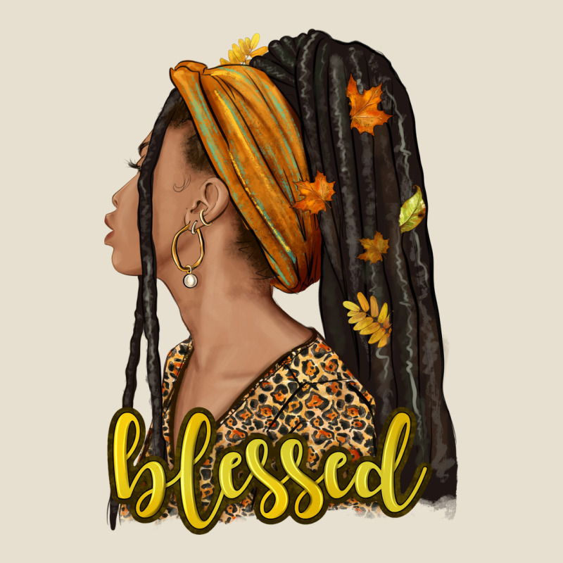 Fall Afro Woman Blessed Urban Heavy Tee by NancyCooperArtShop | Teevron