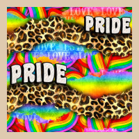 Pride Lgbtq Leopard With Love And Rainbow Seamless Heavyweight Sweatshirt | Teevron