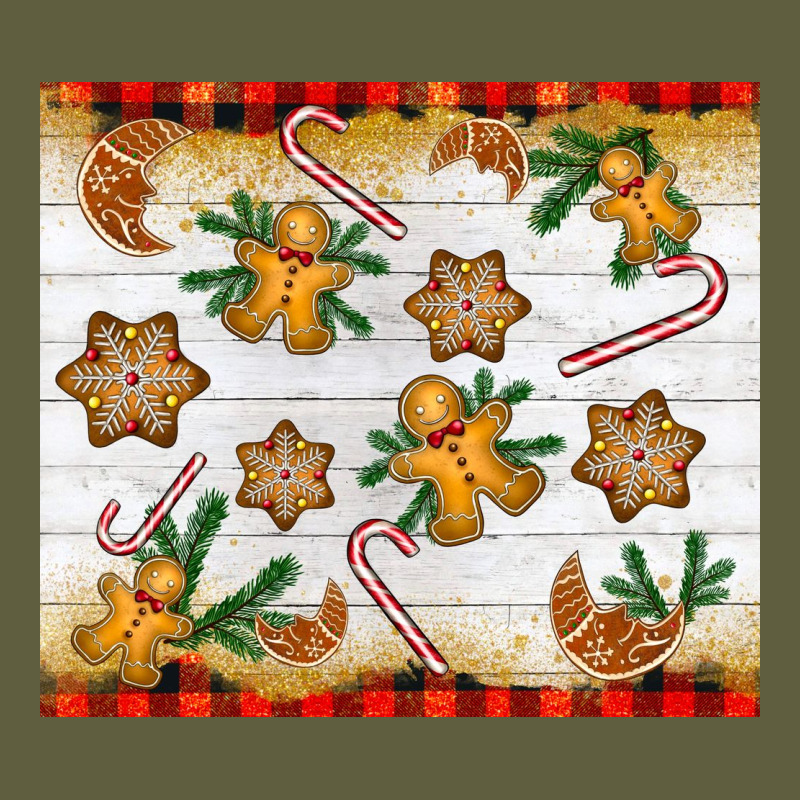 Christmas Gingerbread Cookies And Candy Cane Vintage Tee by NancyCooperArtShop | Teevron