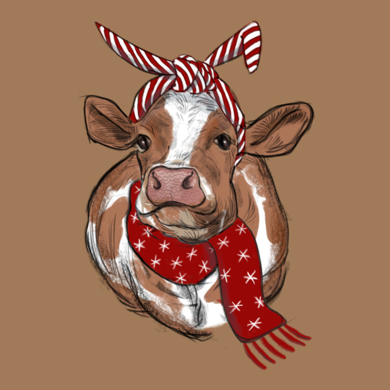 Christmas Scarf Heifer Classic Tee by RanaPortraitStore | Teevron