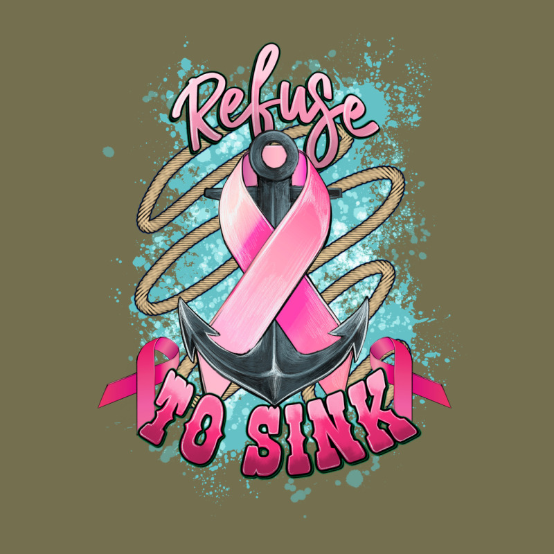 Refuse To Sink Cancer Anchor Cancer Awareness Vintage Hoodie by HowdyJamesFarm | Teevron