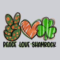 Peace Love Shamrock Heavyweight Sweatshirt | Teevron