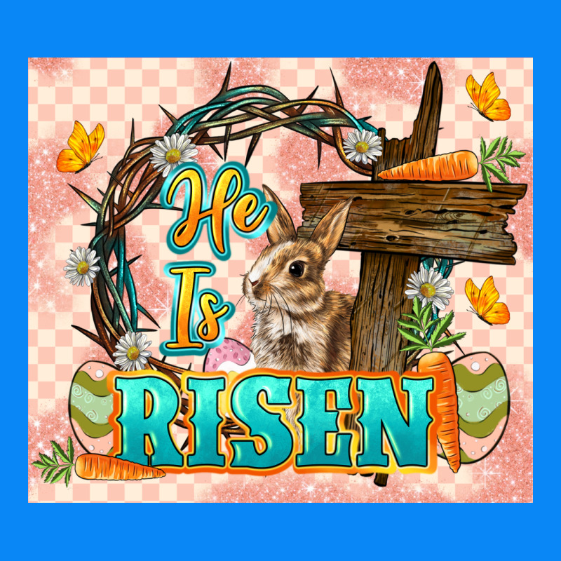 Easter Day He Is Risen 20oz Skinny Zipper Hoodie by LillyAllenDesigns | Teevron