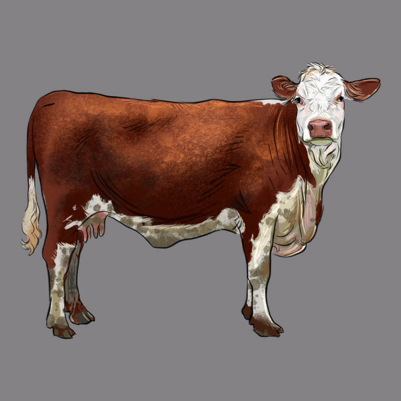 Hereford Cow Heavyweight Hoodie by LillyAllenDesigns | Teevron