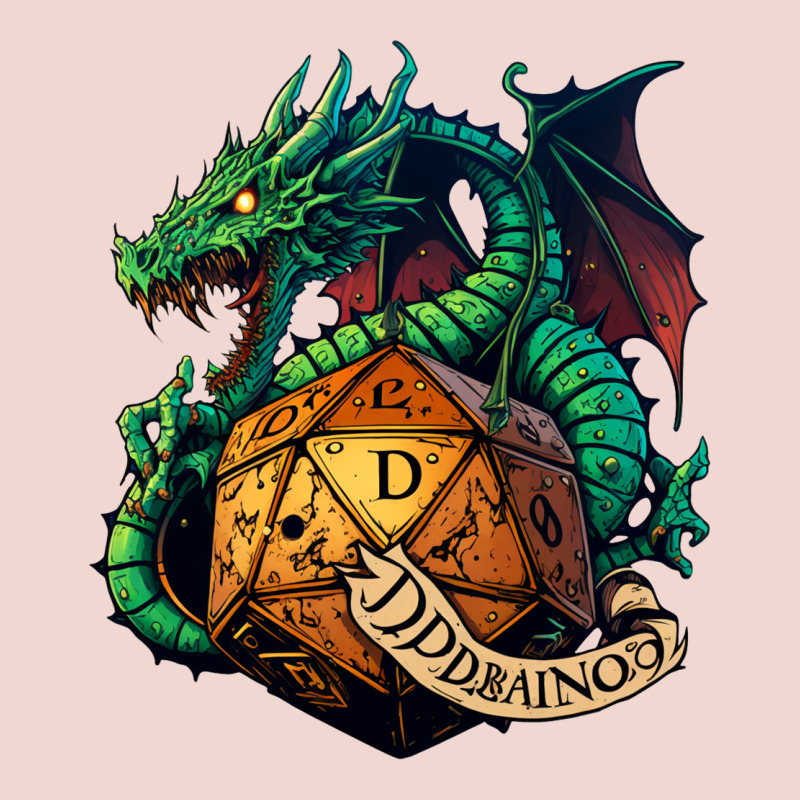 Dragon And A D20 Premium Sweatshirt by lanVoArt | Teevron