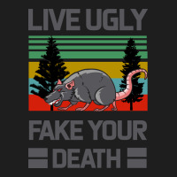 Lıve Ugly Fake Your Death Classic Tee | Teevron