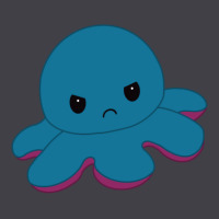 Angry Blue Moody Reversible Octopus Heavyweight Hoodie | Teevron