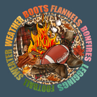 Boots Flannels Bonfires Leggins Football Urban Heavy Tee | Teevron