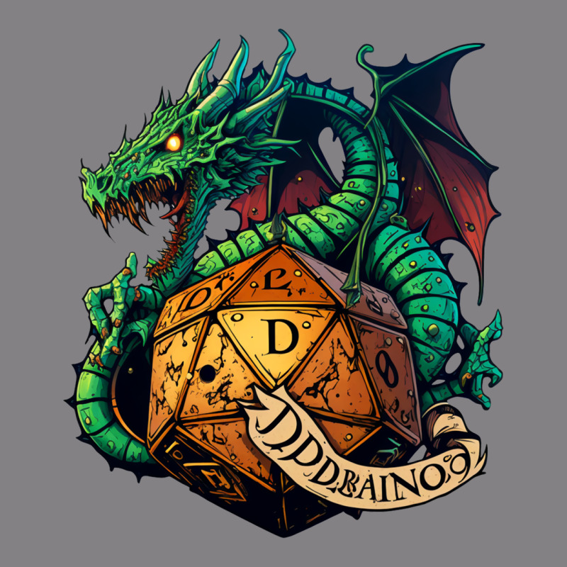 Dragon And A D20 Heavyweight Hoodie by lanVoArt | Teevron