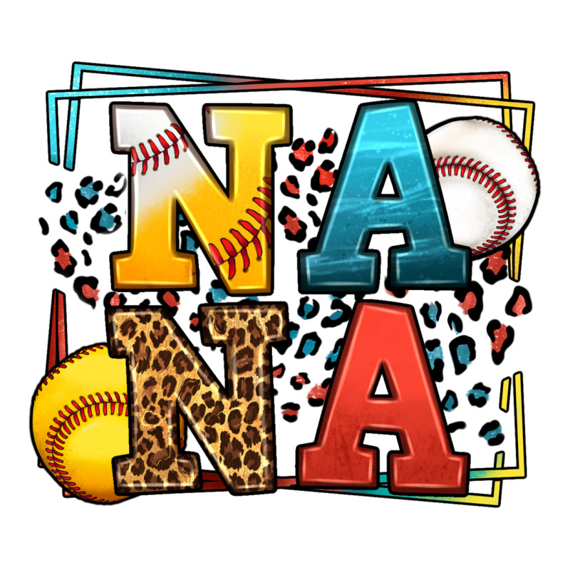 Baseball And Softball Nana Zipper Hoodie by LillyAllenDesigns | Teevron
