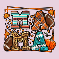 Fall American Football Autumn Mama Ladies Tee | Teevron