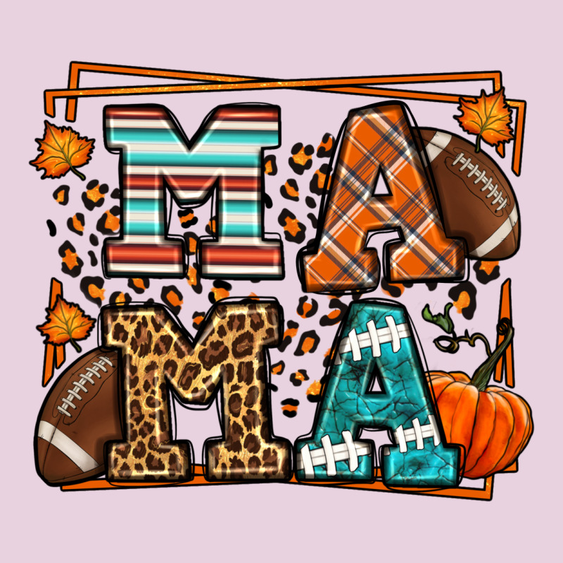 Fall American Football Autumn Mama Ladies Tee by LillyAllenDesigns | Teevron
