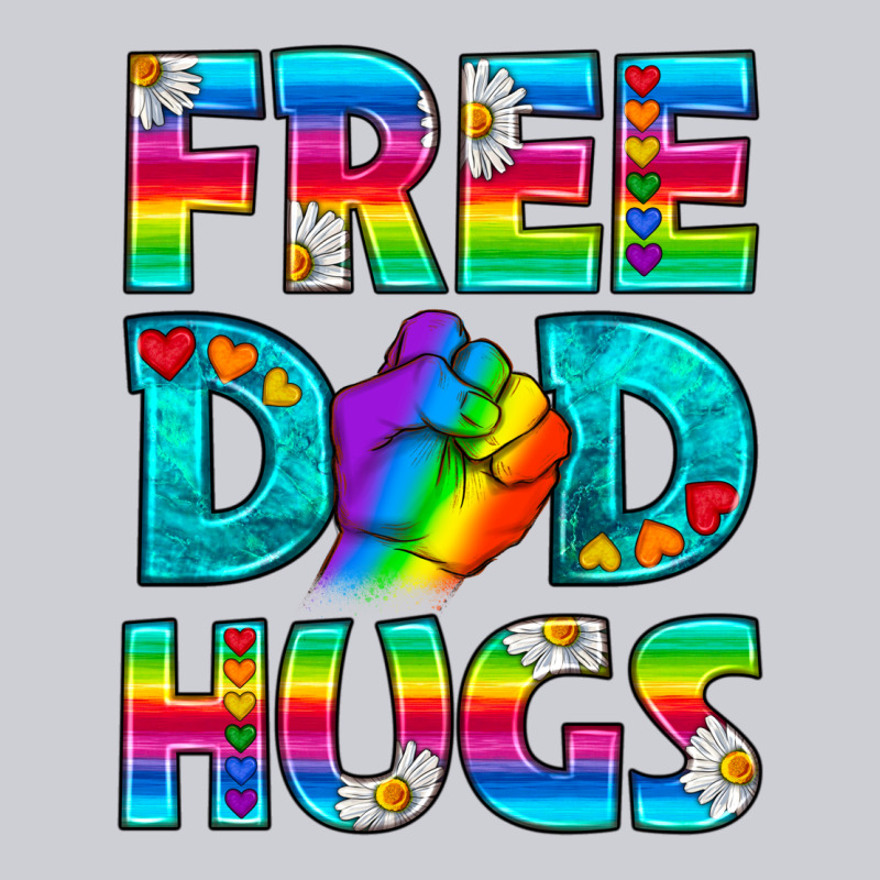 Pride Lgbtq Free Dad Hugs Heavyweight Sweatshirt by BundleAndBundleShop | Teevron