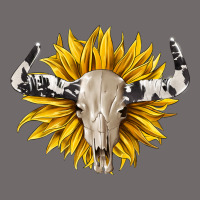 Cowhide Bull Skull And Sunflower Urban Hoodie | Teevron