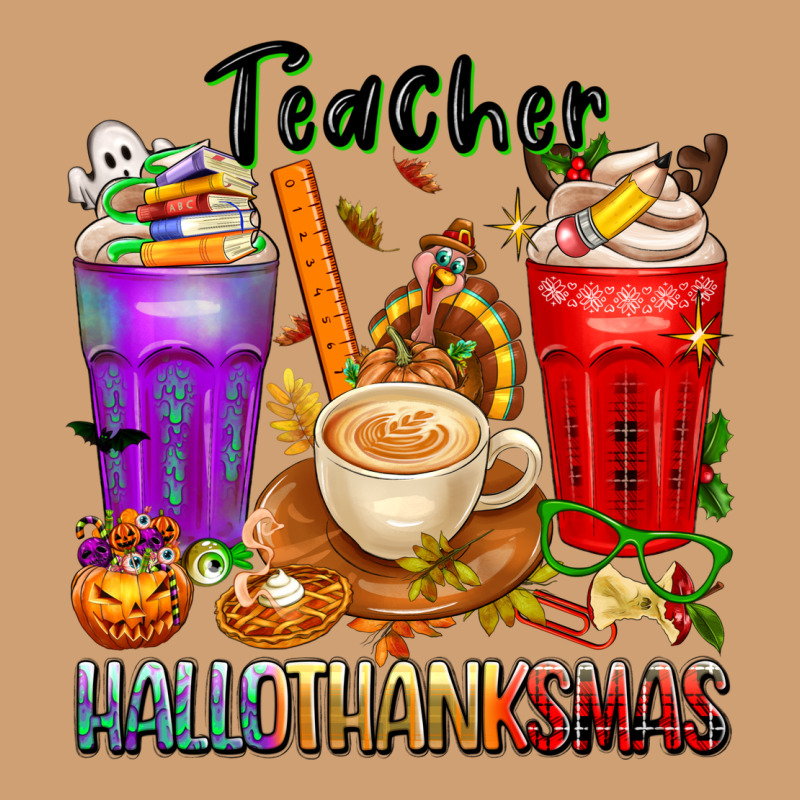 Hallothanksmas Teacher Vintage Tee by texasbilliewilder | Teevron