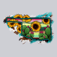 Oklahoma Map Sunflower Cactus Serape Classic Tee | Teevron