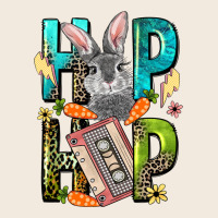 Western Hip Hop Bunny Easter Day Zipper Hoodie | Teevron