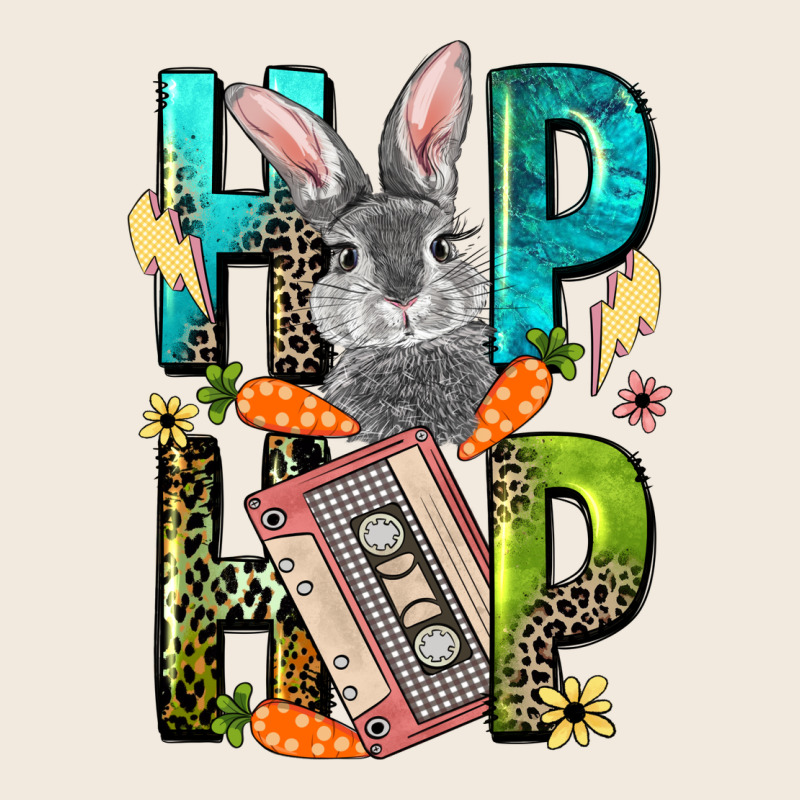 Western Hip Hop Bunny Easter Day Zipper Hoodie by LillyAllenDesigns | Teevron
