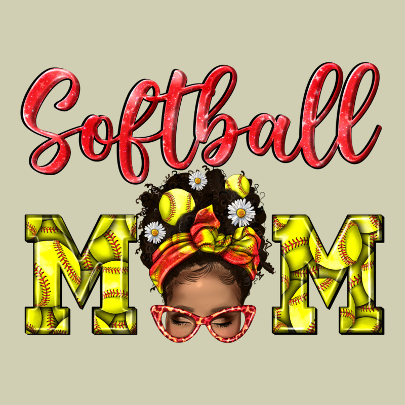 Softball Mom And Afro Messy Bun Mom Heavy Core Tee by BundleAndBundleShop | Teevron
