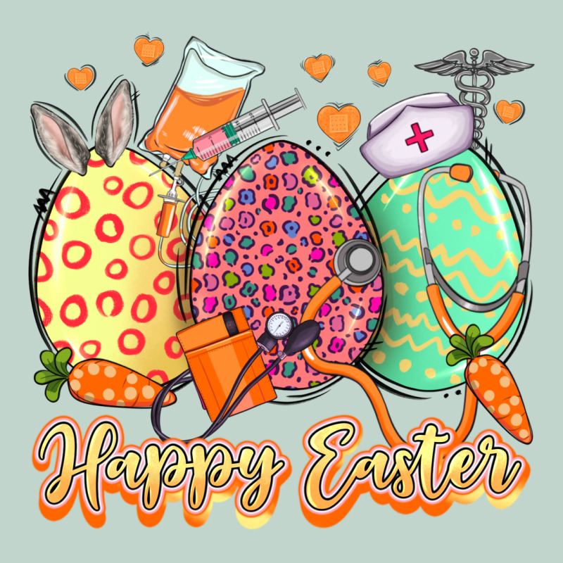 Happy Easter Eggs Nurse Zipper Hoodie by LillyAllenDesigns | Teevron