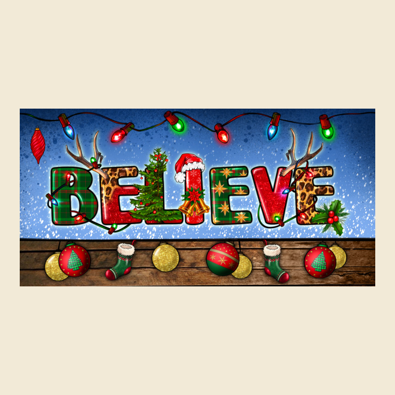 Christmas Believe License Plate Premium Hoodie by BundleAndBundleShop | Teevron