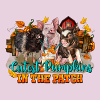 Fall Cutest Pumpkin In The Patch Pig Ladies Tee | Teevron