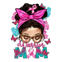 Warrior Mom Messy Bun With Flowers | Teevron