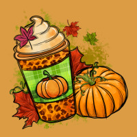 Fall Pumpkin Coffee Urban Heavy Tee | Teevron