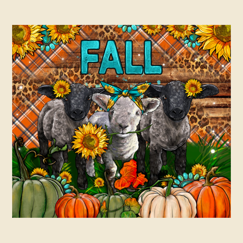 Fall Baby Lambs Ladies Tee by LillyAllenDesigns | Teevron