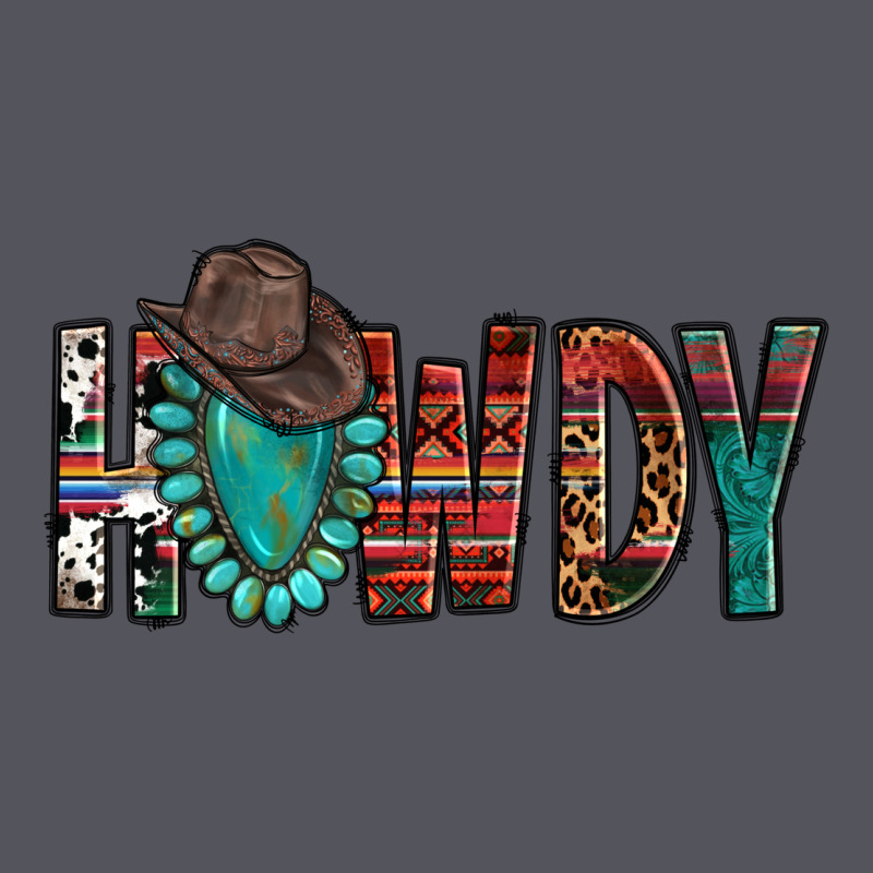 Western Howdy Gemstone Cowboy Hat Vintage Hoodie by HowdyJamesFarm | Teevron