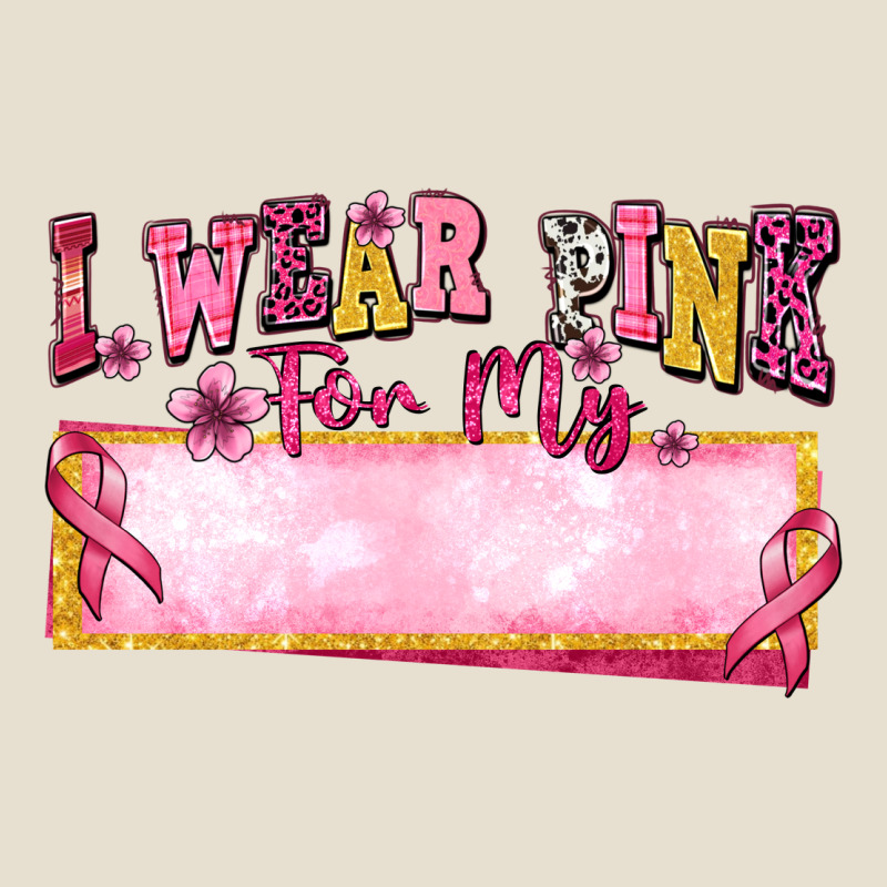 Personalized I Wear Pink For My Urban Heavy Tee by texasbilliewilder | Teevron