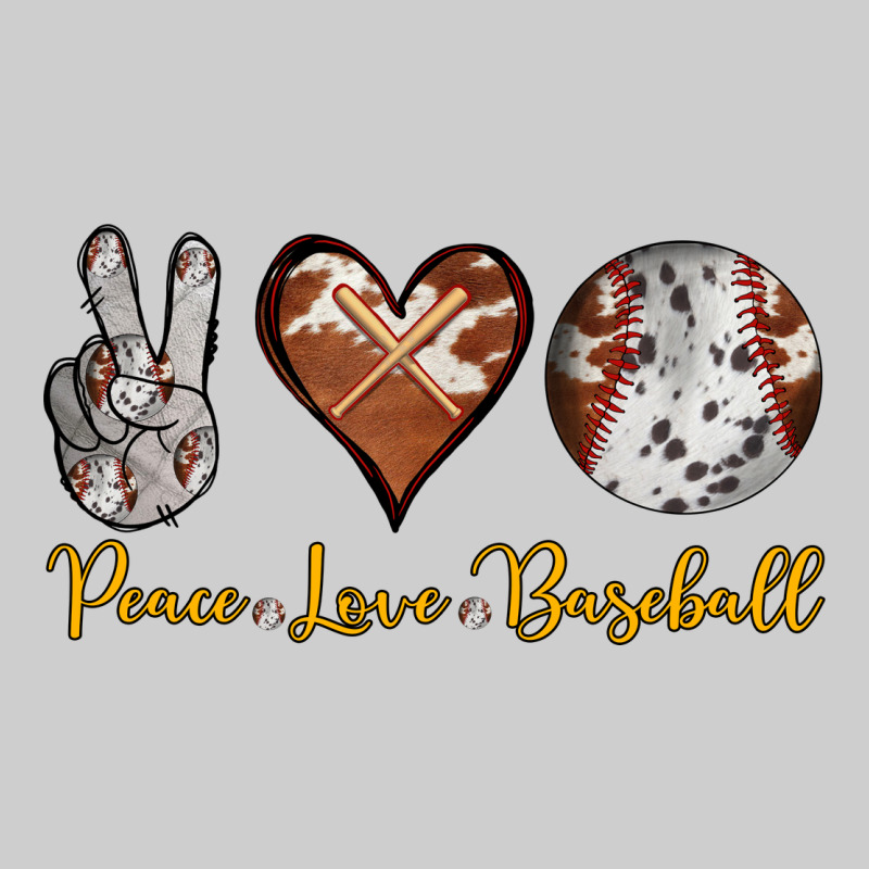 Peace Love Baseball Premium Tee by RanaPortraitStore | Teevron