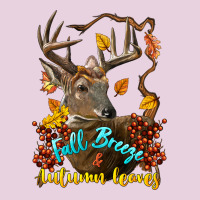 Fall Breeze And Autumn Leaves Deer Ladies Tee | Teevron