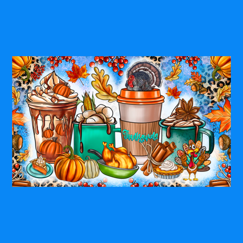 Thanksgiving Coffee Drink Kids Cup Zipper Hoodie by CowhideDigitalArt | Teevron
