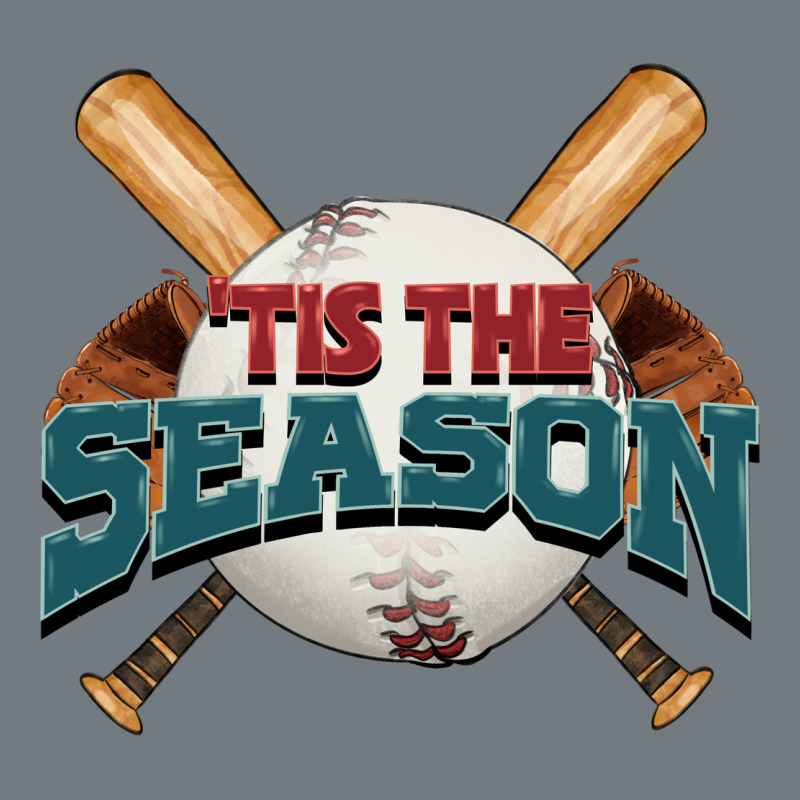 'tis The Season Baseball Heavyweight Sweatshirt by FaDigitalArtStudio | Teevron