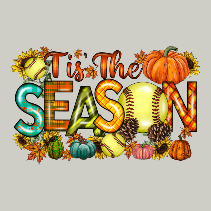 Tis The Season Softball Heavyweight Hoodie by RacoonDesign | Teevron