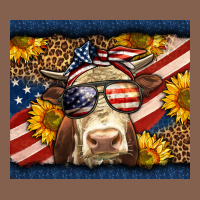 Western 4th Of July Cow Zipper Hoodie | Teevron