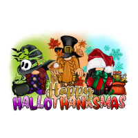 happy hallothanksmas gnomes | Teevron