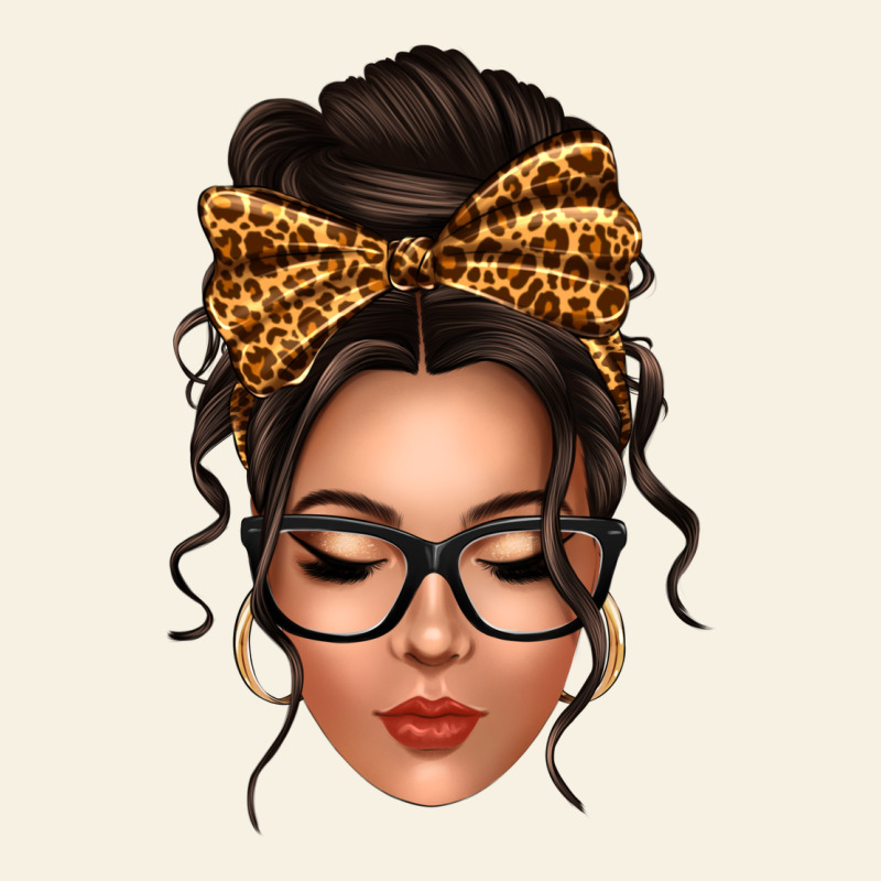 Caucasian Leopard Messy Bun Vintage Tee by texasbilliewilder | Teevron