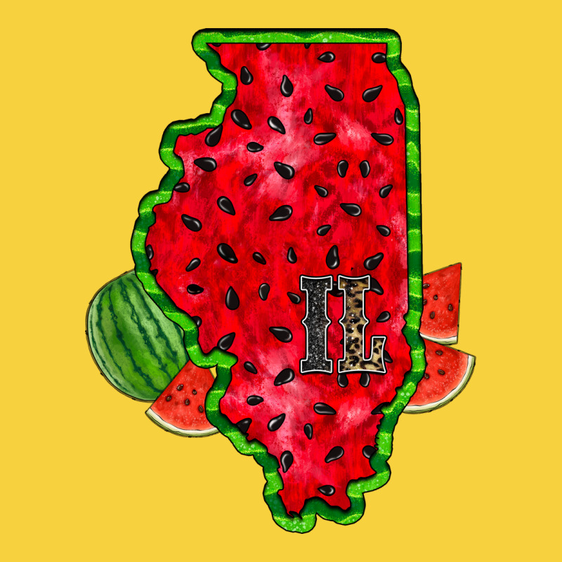 Illinois Watermelon Premium Sweatshirt by RacoonDesign | Teevron