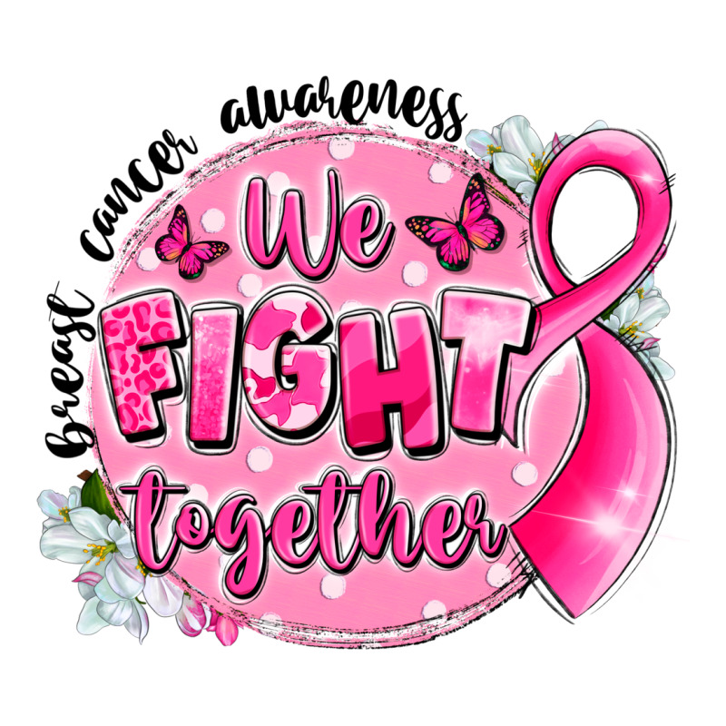 Breast Cancer Awareness We Fight Together Premium Tee by LillyAllenDesigns | Teevron